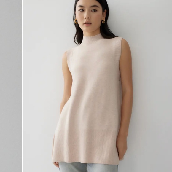 LOVE BONITO 'Melinda' High Neck Knit Tank Top NWT - Picture 1 of 6